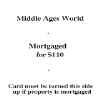 Middle Ages World Property Card (Back)