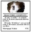 Electric Company Property Card (Front)